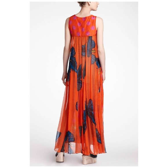 Anthropologie Anupamaa Santee Maxi Silk Boho Dress - Picture 4 of 9